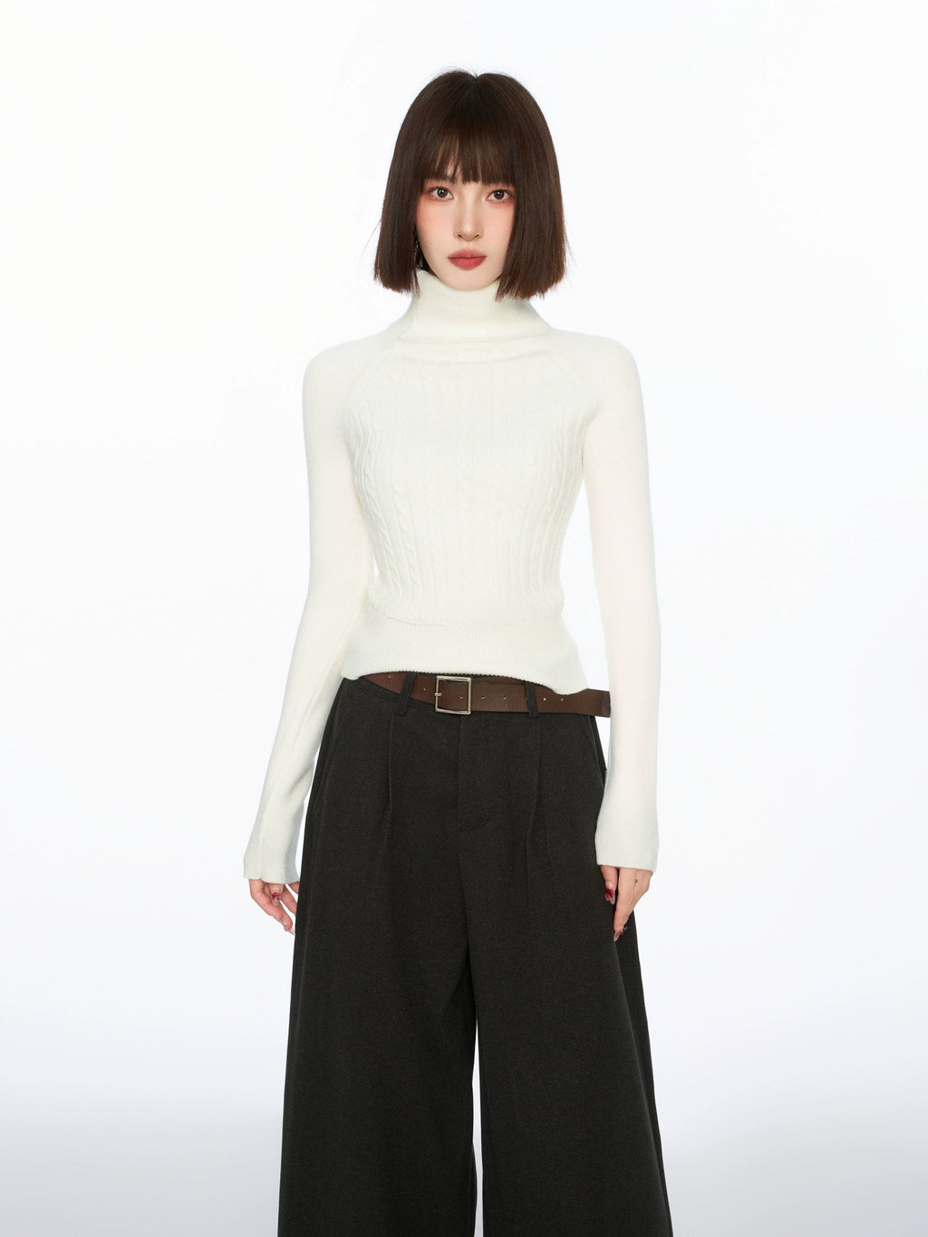 Turtleneck Base Layer Knit Sweater - COPPING THREADS - CT Select