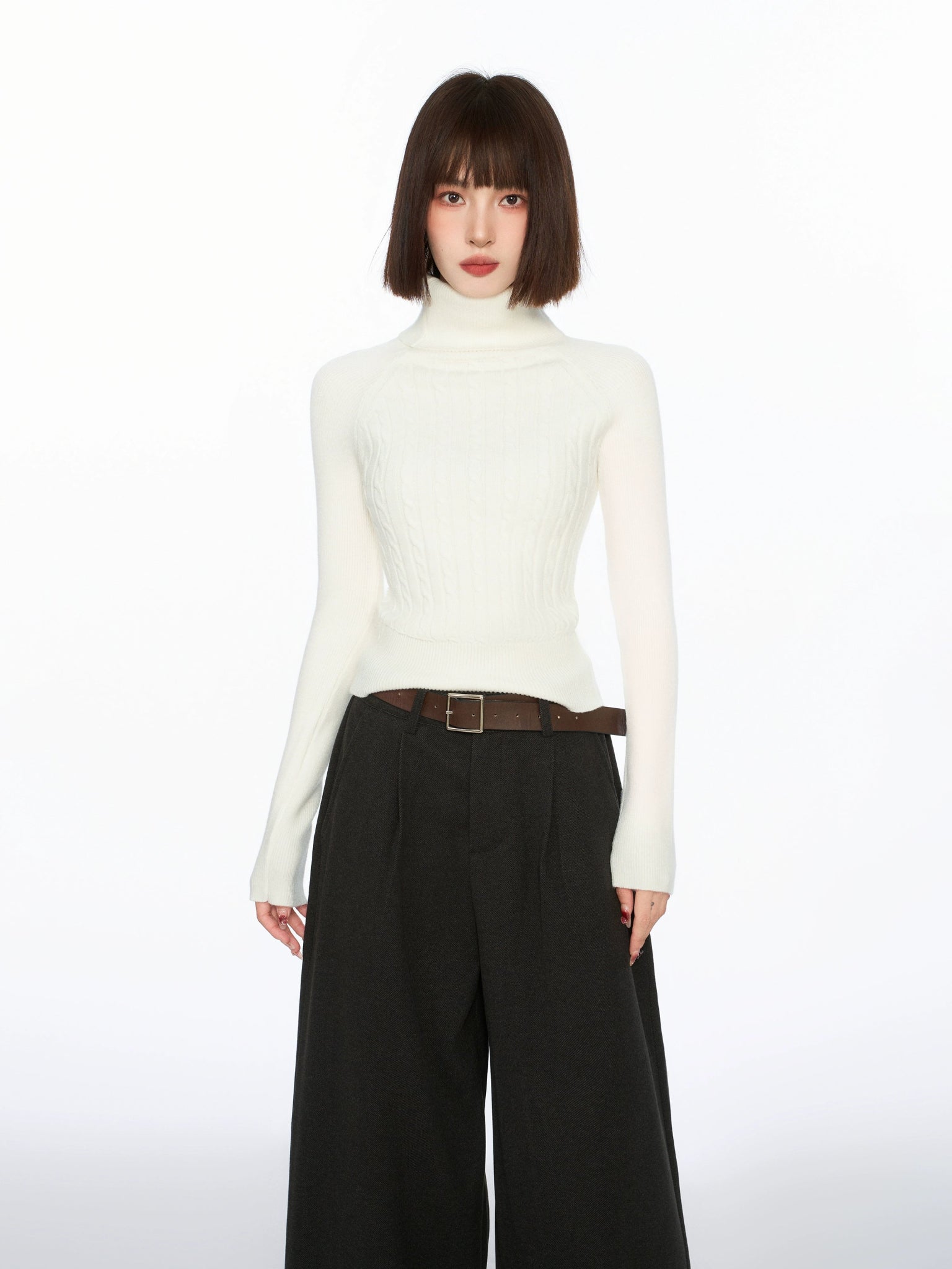 Turtleneck Base Layer Knit Sweater - COPPING THREADS - CT Select