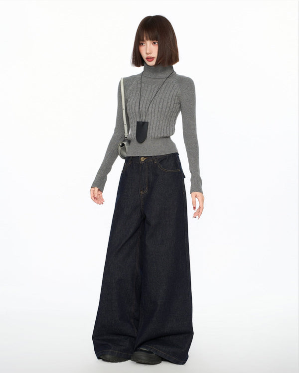 Turtleneck Base Layer Knit Sweater - COPPING THREADS - CT Select