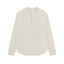 IDLT waffle henley, cream front.