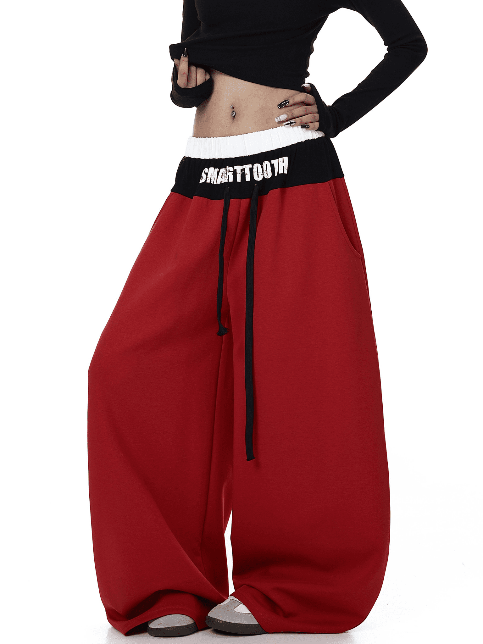 Two - Piece Colorblock Wide - Leg Sweatpants - COPPING THREADS - CT Select