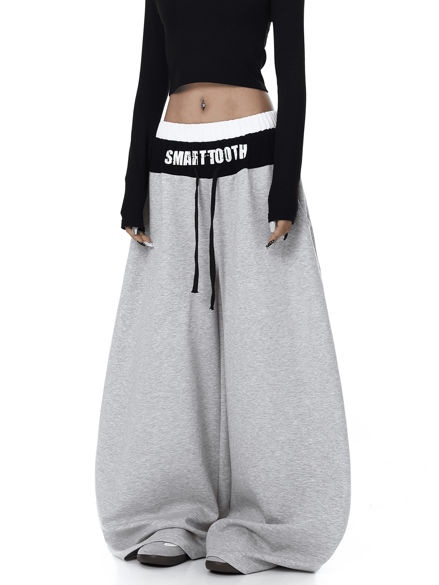 Two - Piece Colorblock Wide - Leg Sweatpants - COPPING THREADS - CT Select