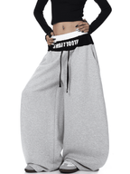 Two - Piece Colorblock Wide - Leg Sweatpants - COPPING THREADS - CT Select
