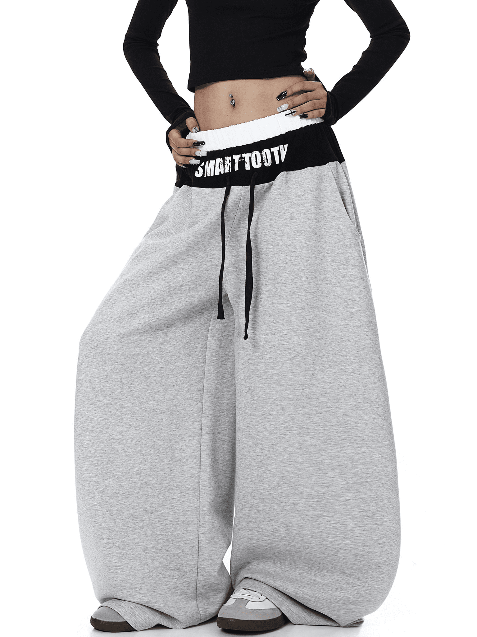 Two - Piece Colorblock Wide - Leg Sweatpants - COPPING THREADS - CT Select