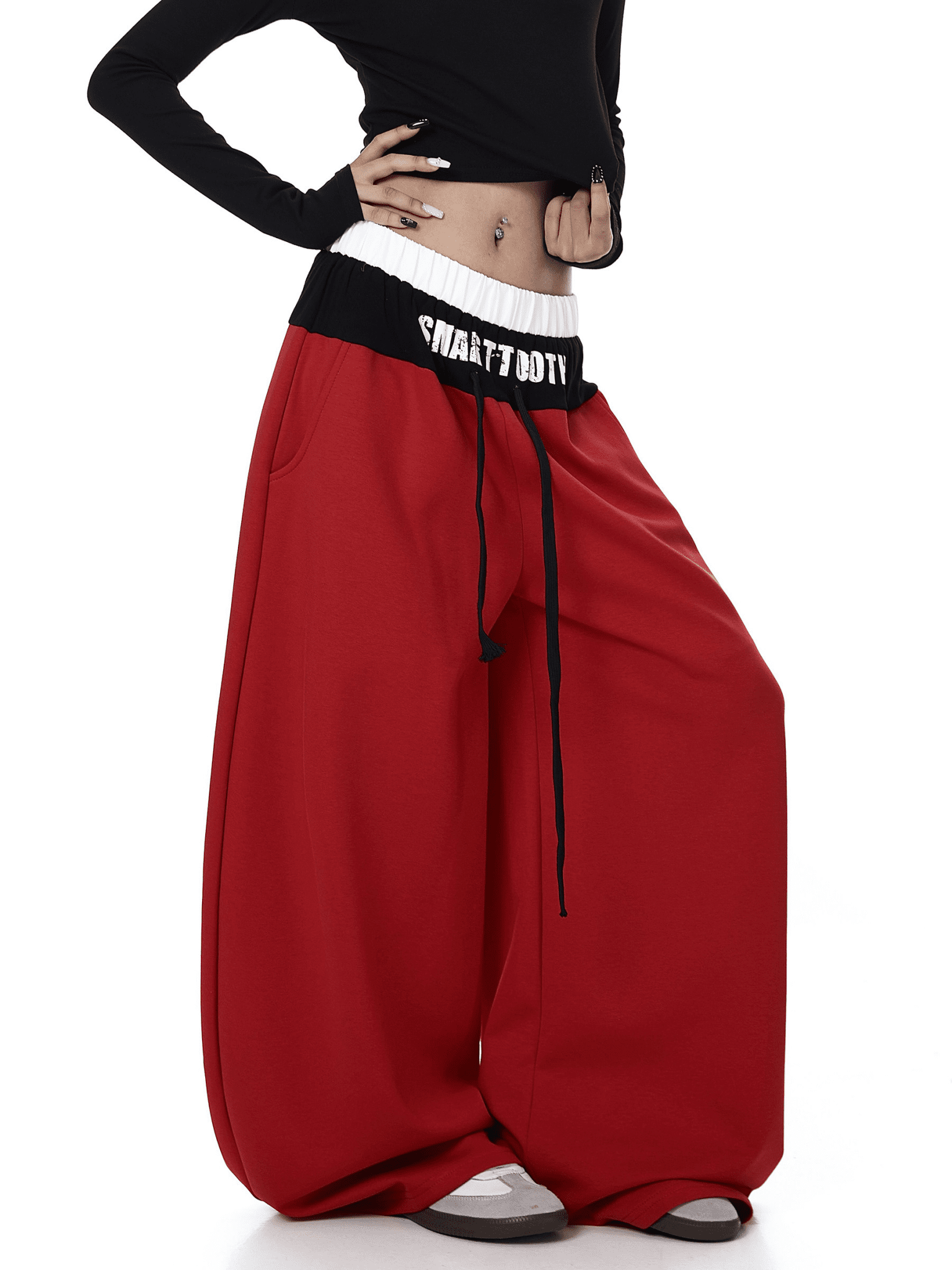 Two - Piece Colorblock Wide - Leg Sweatpants - COPPING THREADS - CT Select