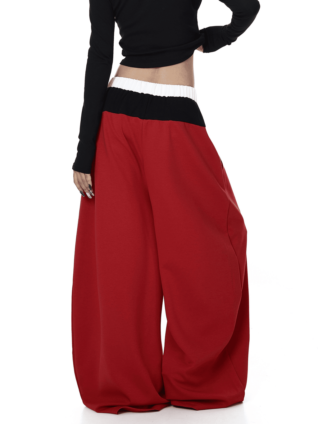 Two - Piece Colorblock Wide - Leg Sweatpants - COPPING THREADS - CT Select