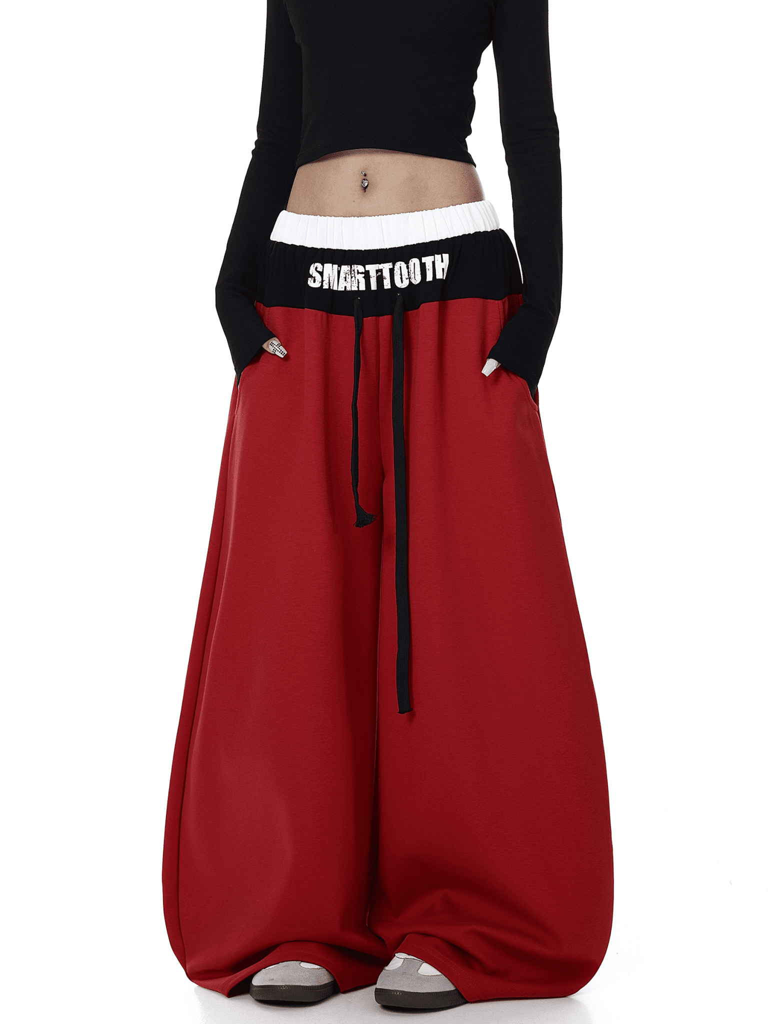 Two - Piece Colorblock Wide - Leg Sweatpants - COPPING THREADS - CT Select