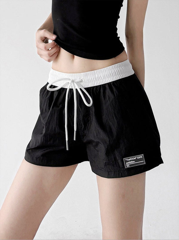 Two-Tone Drawstring Shorts - CT66187 - COPPING THREADS - CT ORIGINALS