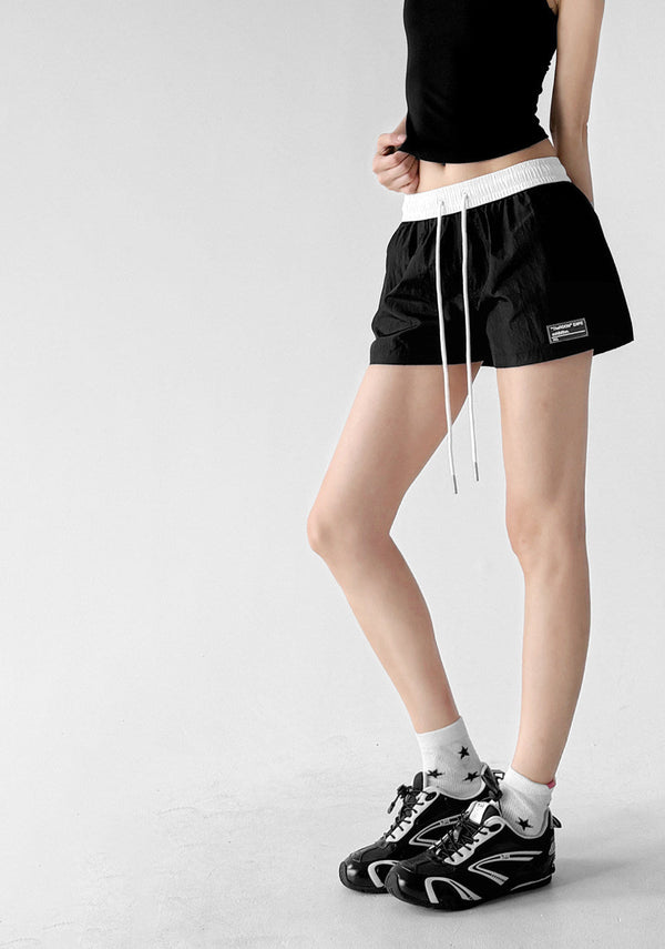 Two-Tone Drawstring Shorts - CT66187 - COPPING THREADS - CT ORIGINALS