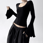 U-Neck Bell Sleeve Fitted Tee - CT8605 - COPPING THREADS - CT Select