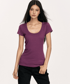 U - Neck Slim Fit Short Sleeve Tee - COPPING THREADS - Anna Aneae