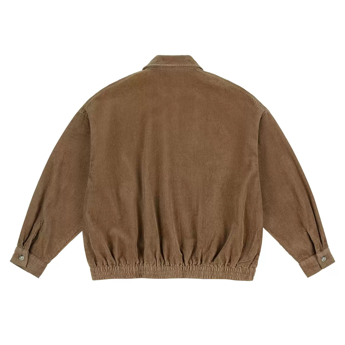 IDLT corduroy jacket, brown back.