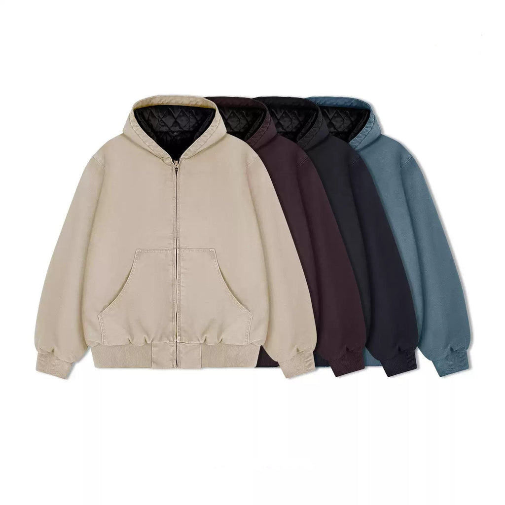 IDLT lined zip hoodie, color lineup.