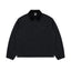 IDLT work jacket, black front.