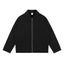 IDLT zip jacket, black front.