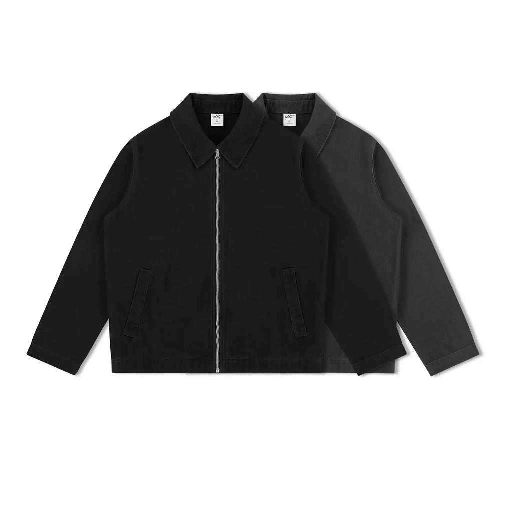 IDLT zip jacket, black and gray color lineup.