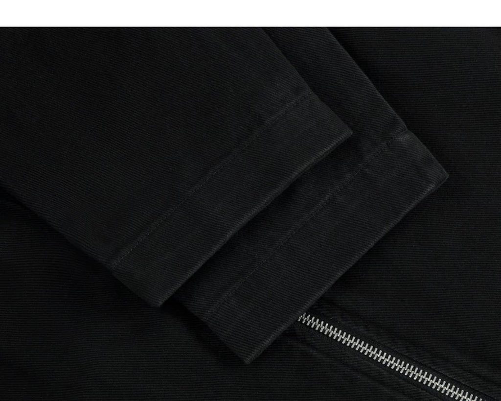 IDLT zip jacket, black cuffs.