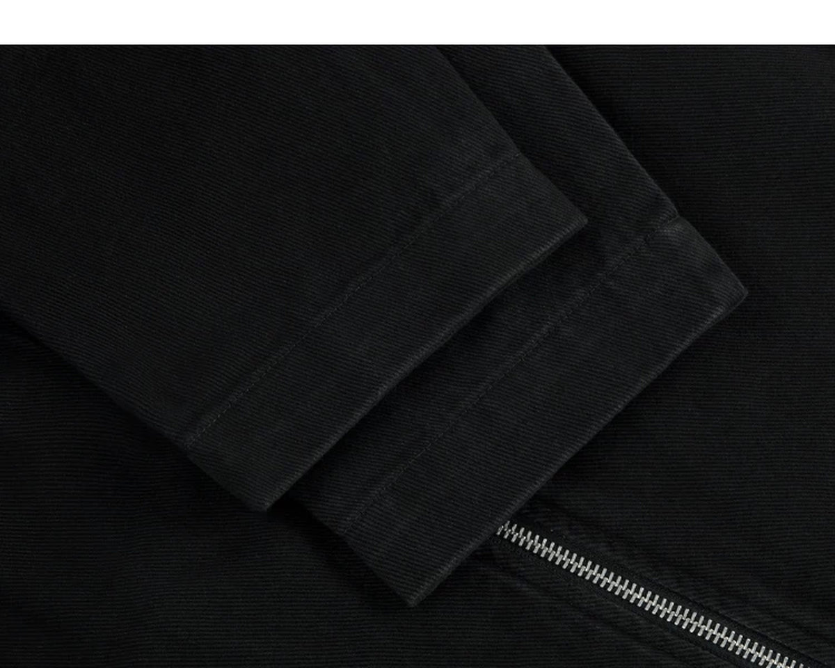 IDLT zip jacket, black cuffs.