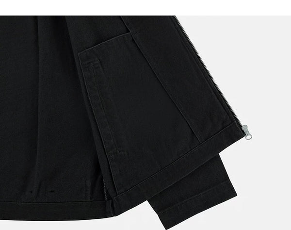 IDLT zip jacket, black inner pocket.