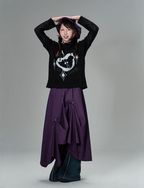 Ugly Apple Split - Sleeve Graphic Tee - COPPING THREADS - CT Coquette