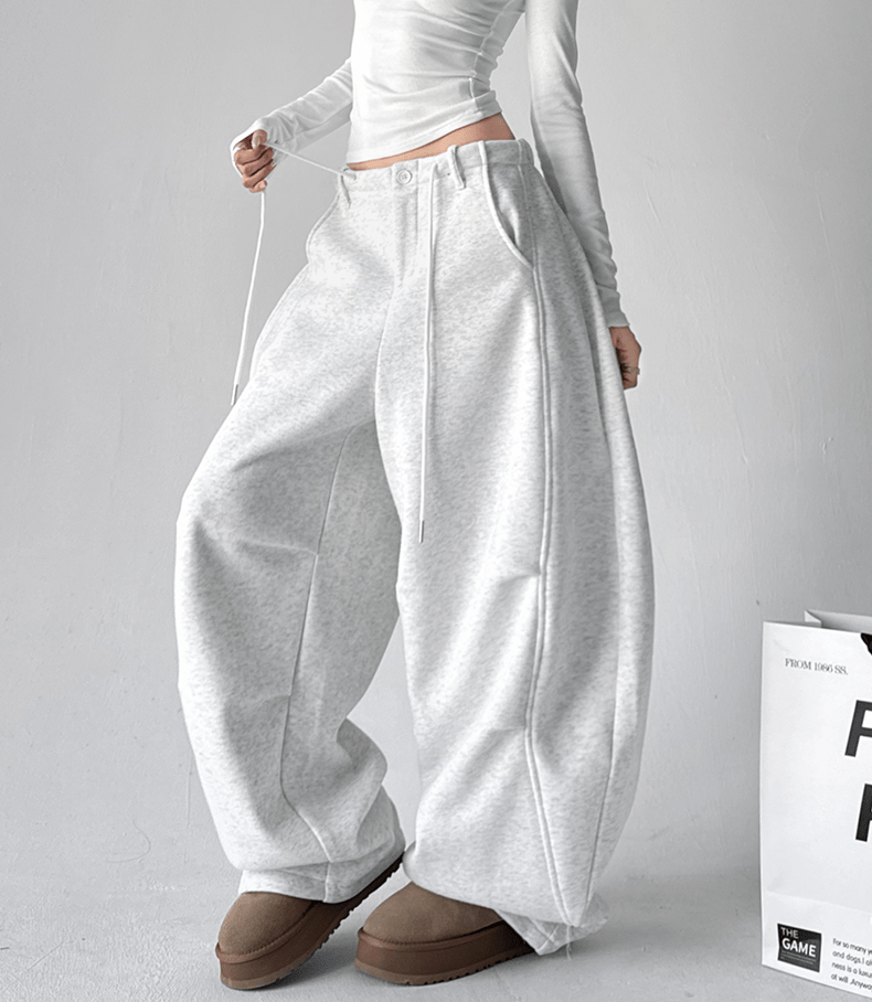 Ultra Fleece - Lined Pleated Wide - Leg Sweatpants - COPPING THREADS - CT Select