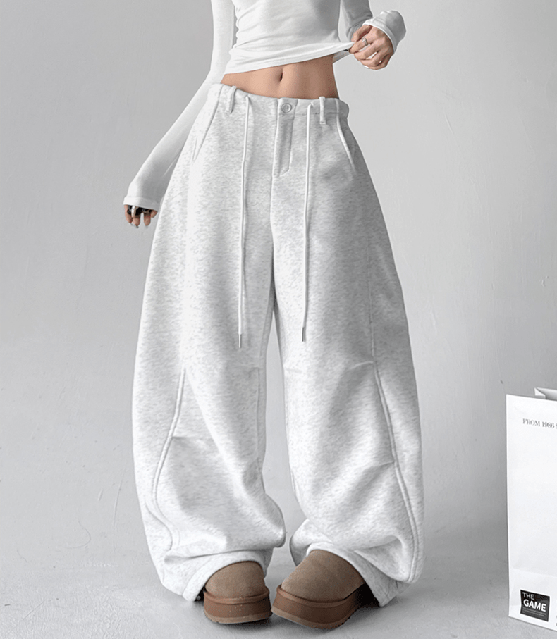 Ultra Fleece - Lined Pleated Wide - Leg Sweatpants - COPPING THREADS - CT Select