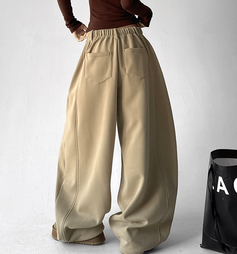 Ultra Fleece - Lined Pleated Wide - Leg Sweatpants - COPPING THREADS - CT Select