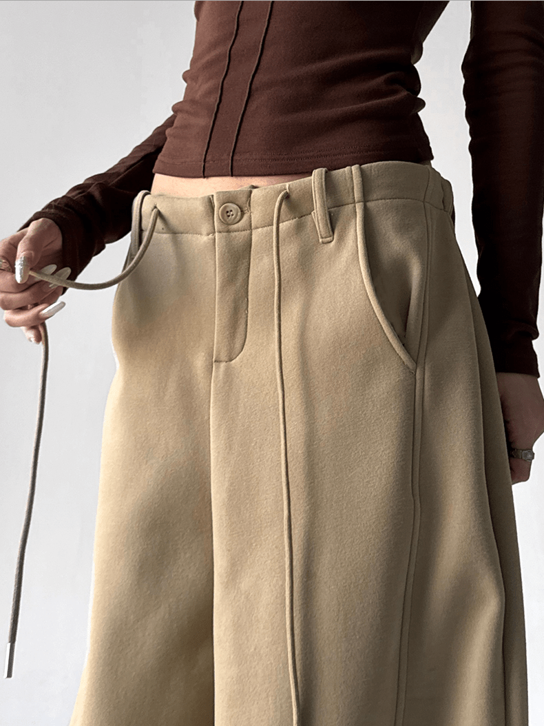 Ultra Fleece - Lined Pleated Wide - Leg Sweatpants - COPPING THREADS - CT Select