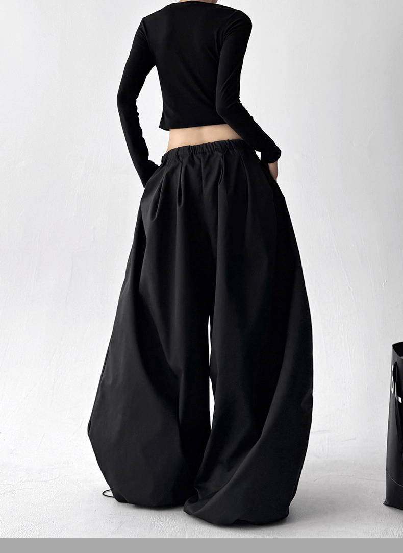 Ultra Wide‑Leg Puff Pants - COPPING THREADS - CT Select