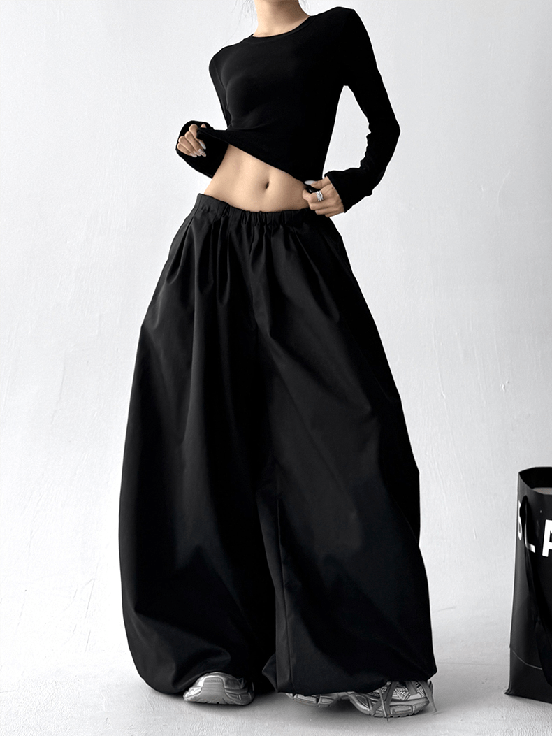 Ultra Wide‑Leg Puff Pants - COPPING THREADS - CT Select