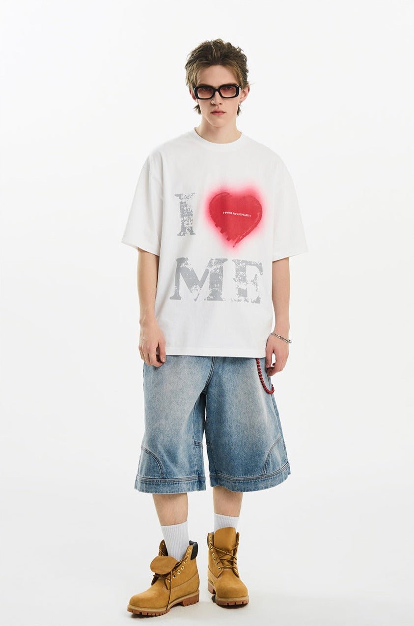 Upside Down Pockets Denim Shorts - COPPING THREADS - Harsh and Cruel