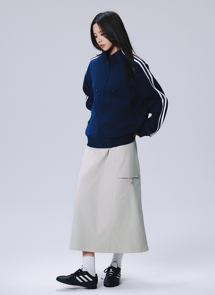 Utility Pocket A - Line Midi Skirt - COPPING THREADS - RAPPEYE