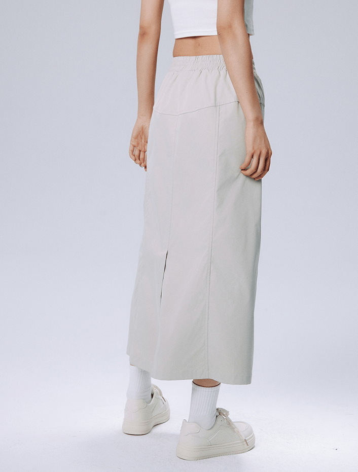 Utility Pocket A - Line Midi Skirt - COPPING THREADS - RAPPEYE
