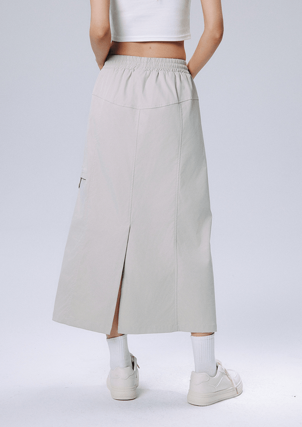 Utility Pocket A - Line Midi Skirt - COPPING THREADS - RAPPEYE