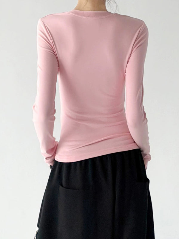 V-Neck Long-Sleeve T-Shirt - COPPING THREADS - CT ORIGINALS