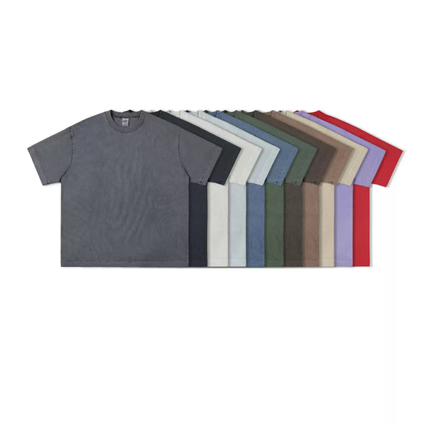IDLT washed T-shirt, color lineup.