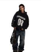 Varsity Number 08 Distressed Hoodie - COPPING THREADS - 0123Start