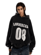 Varsity Number 08 Distressed Hoodie - COPPING THREADS - 0123Start