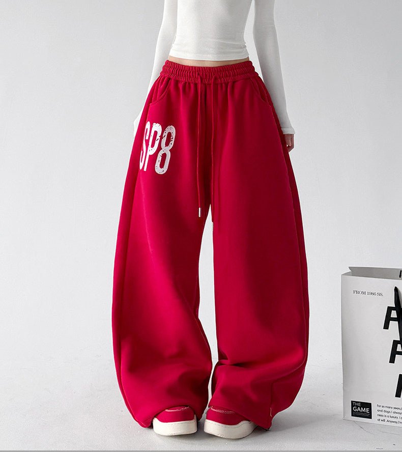 Varsity-Print Wide-Leg Sweatpants - CT895 - COPPING THREADS - CT ORIGINALS Hauptbild