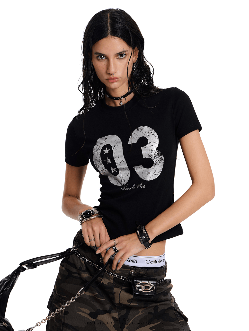 Vintage 03 Graphic Fitted Tee - COPPING THREADS - 0123Start