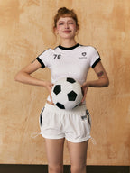 Vintage '76 Print Crop Tee - COPPING THREADS - CHICISLAND