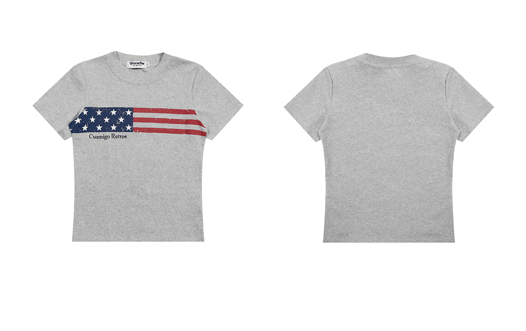 Vintage American Flag Fitted Tee - COPPING THREADS - CT Select