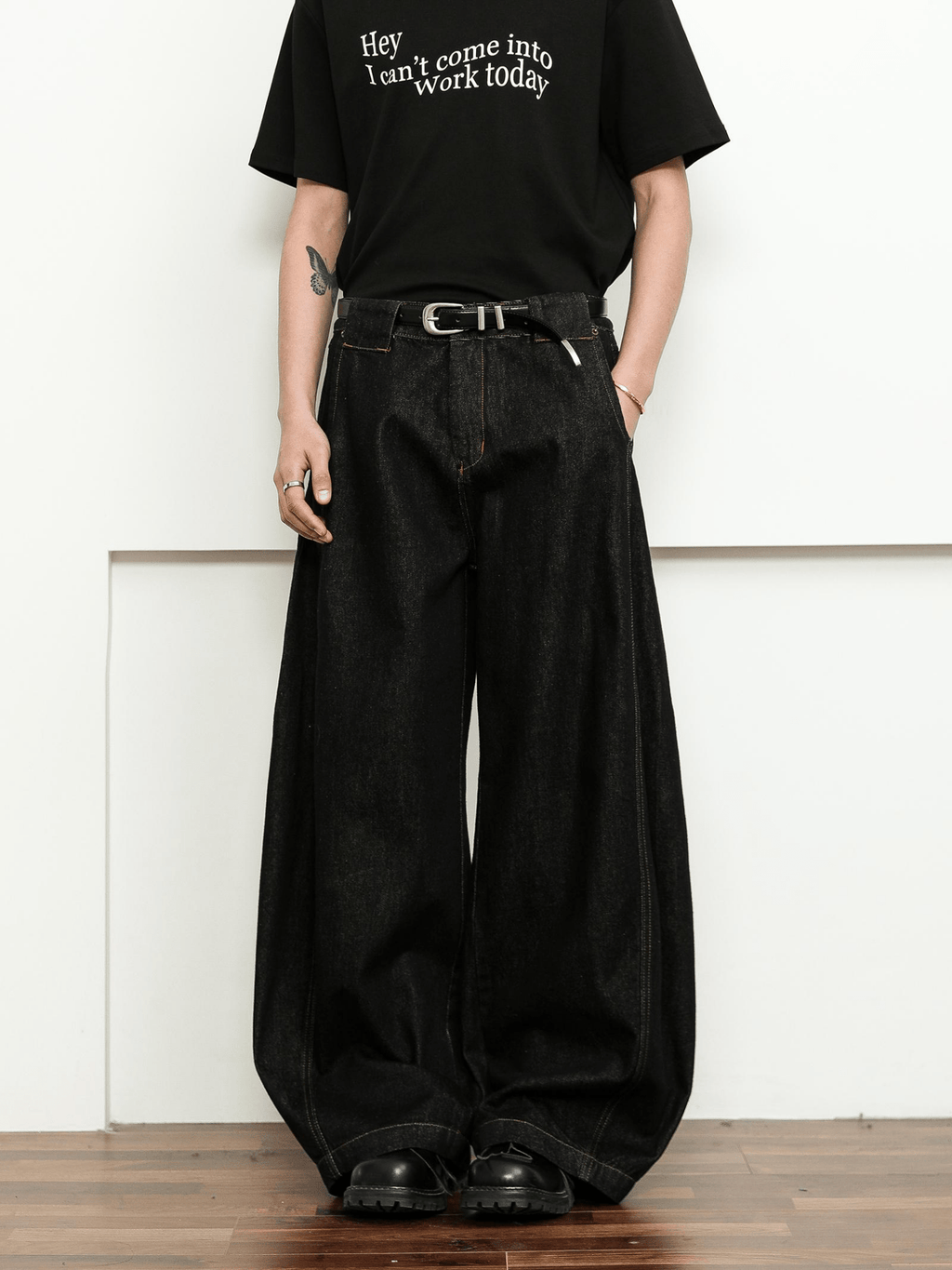 Vintage Baggy Scythe - Cut Wide - Leg Jeans - COPPING THREADS - CT Basics