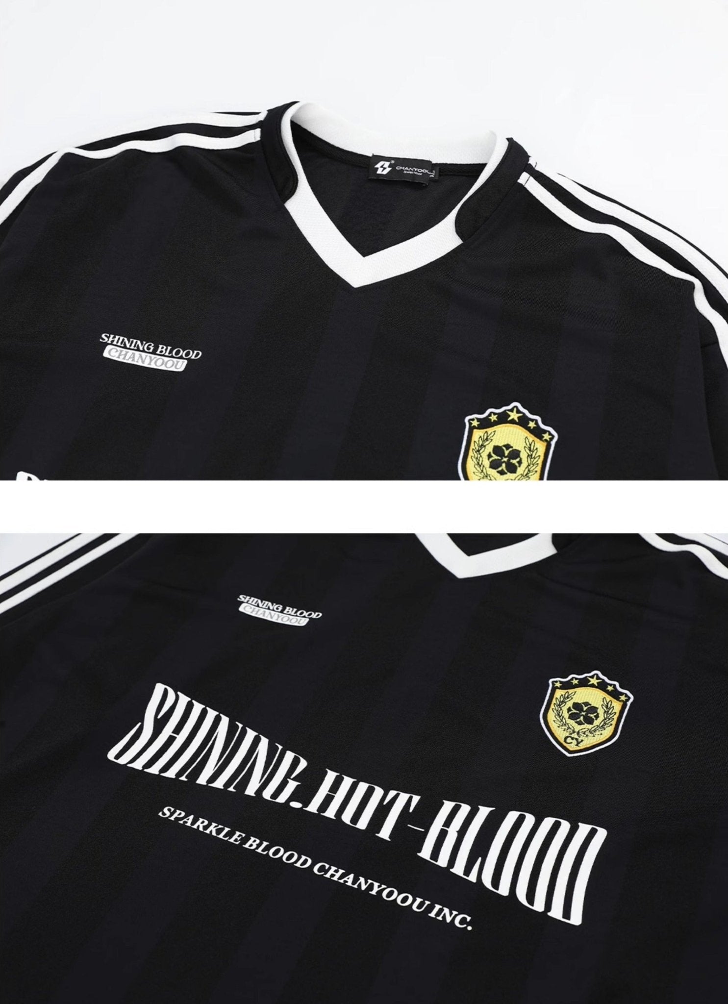 Vintage Blokette Oversized Sports Jersey Shirt - COPPING THREADS - CHICISLAND