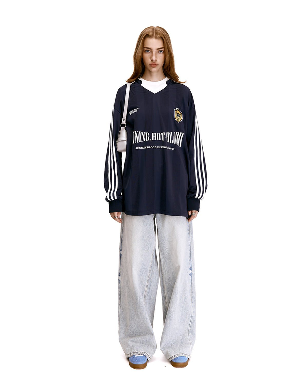 Vintage Blokette Oversized Sports Jersey Shirt - COPPING THREADS - CHICISLAND