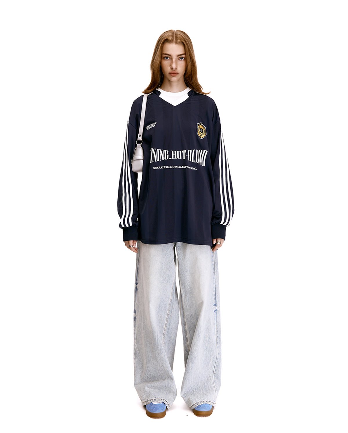 Vintage Blokette Oversized Sports Jersey Shirt - COPPING THREADS - CHICISLAND