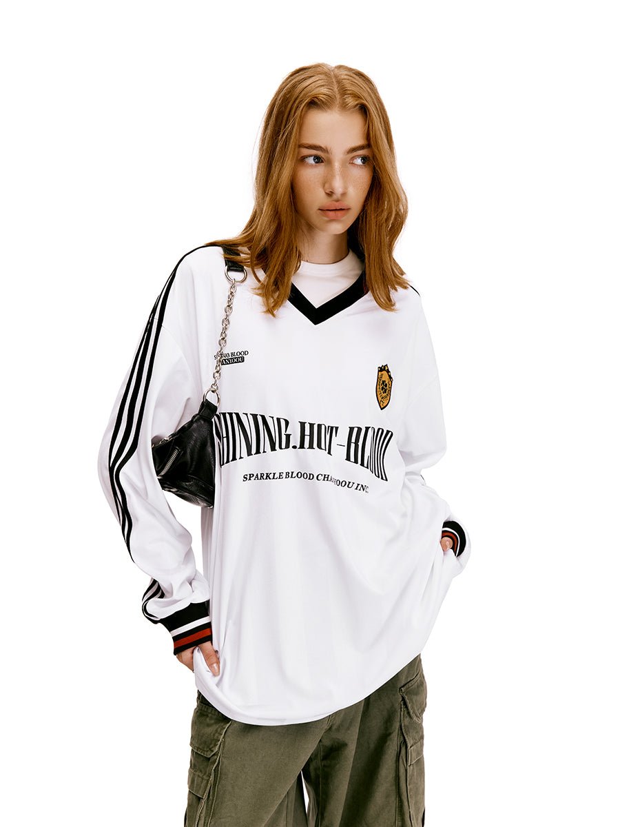 Vintage Blokette Oversized Sports Jersey Shirt - COPPING THREADS - CHICISLAND