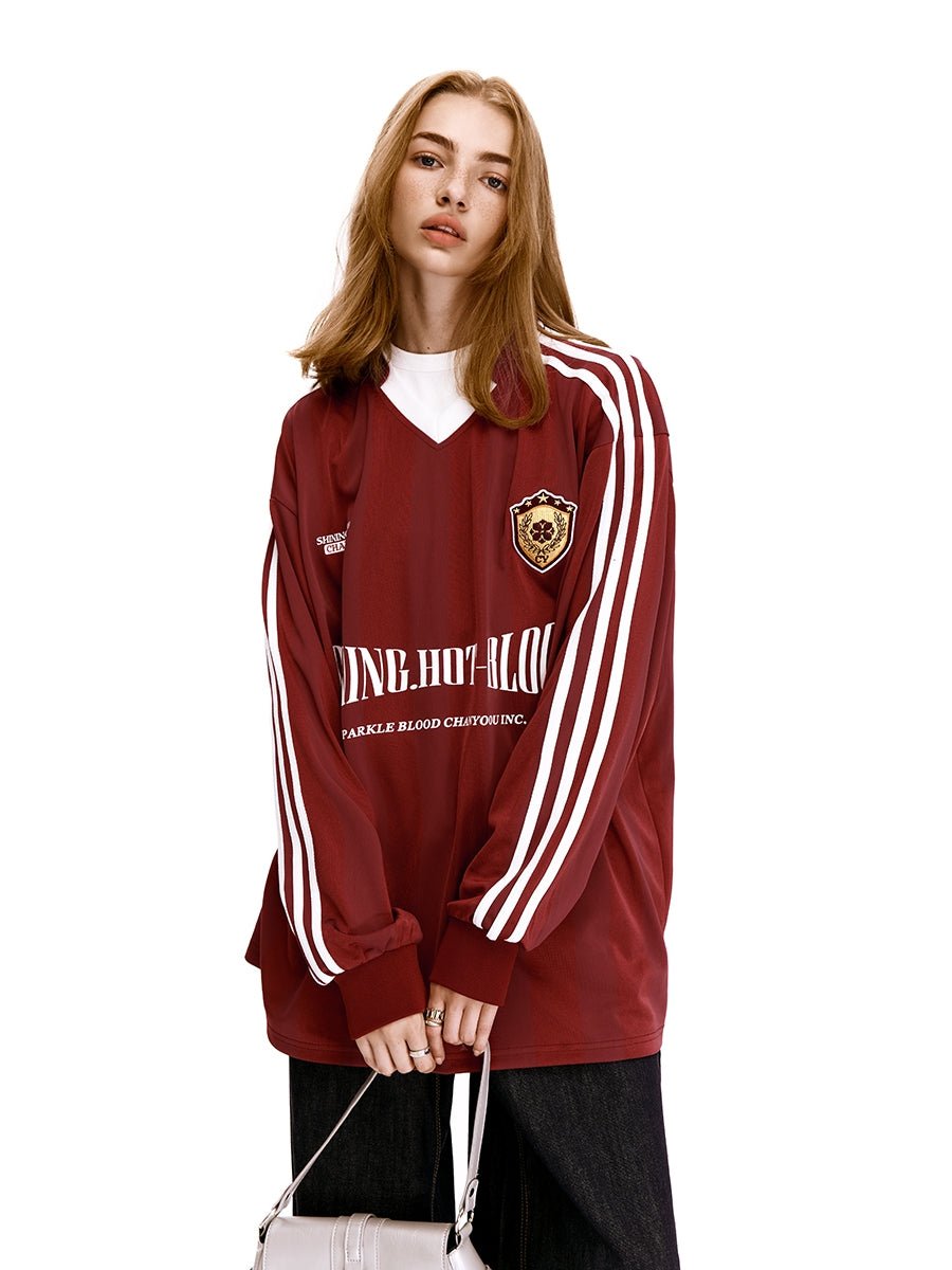 Vintage Blokette Oversized Sports Jersey Shirt - COPPING THREADS - CHICISLAND