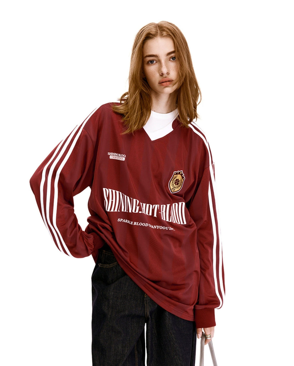 Vintage Blokette Oversized Sports Jersey Shirt - COPPING THREADS - CHICISLAND