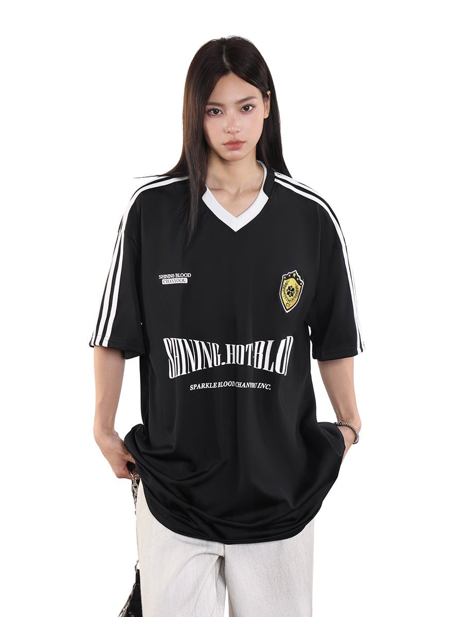 Vintage Blokette Oversized Sports Jersey Tee - COPPING THREADS - CT Select